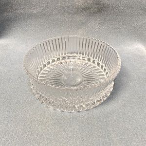Crystal Vintage Original Fostoria 24% Lead Crystal Candy or Nut Dish  1970's